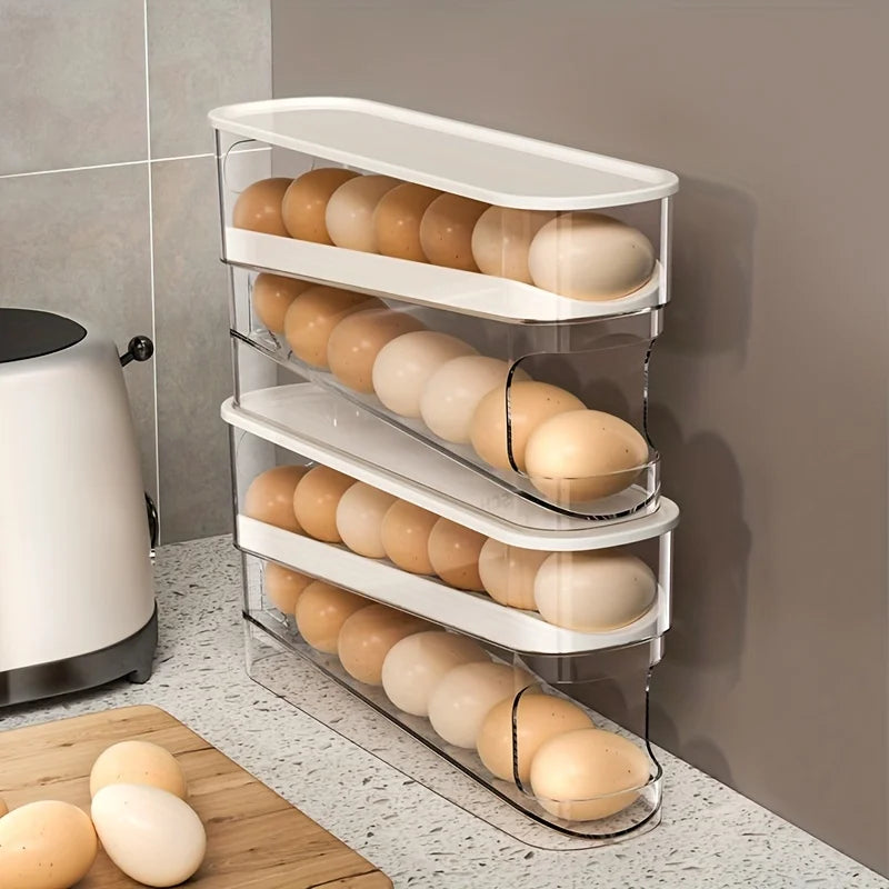 Double-Layer Rolling Egg Dispenser