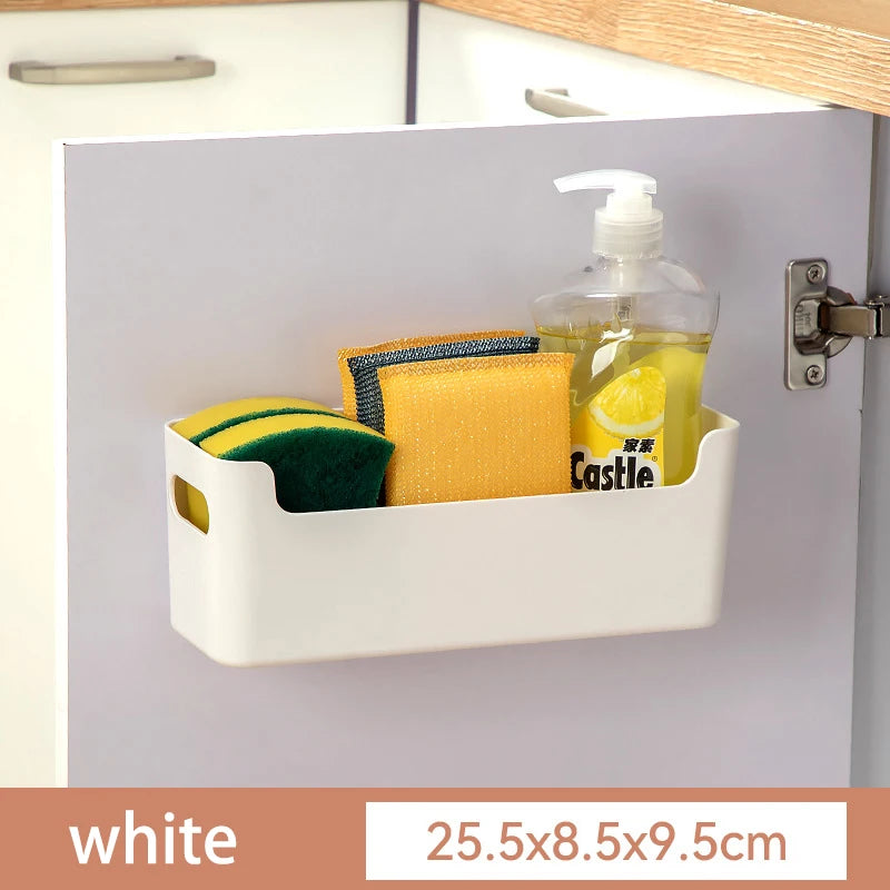 Non-Perforated Cling Film & Cabinet Door Organizer Rack