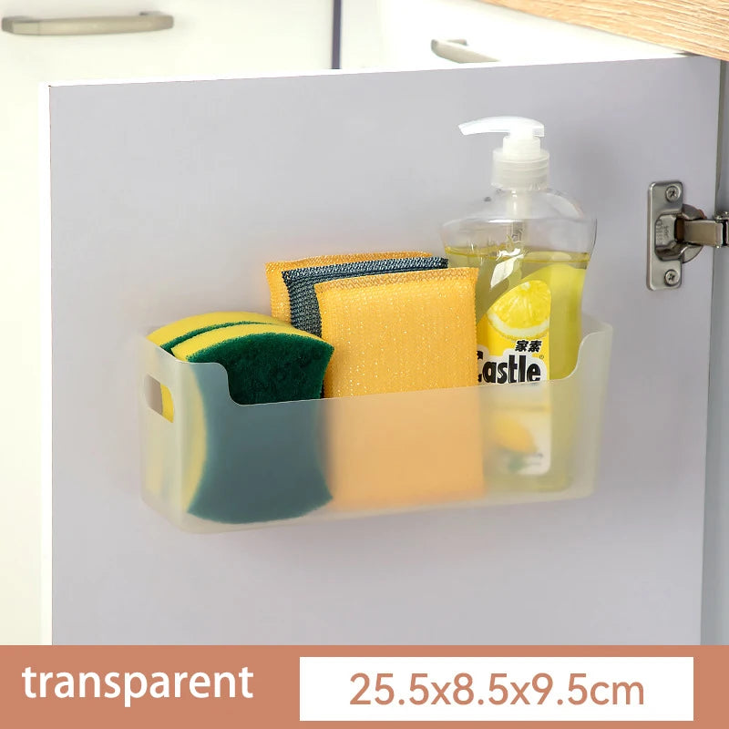 Non-Perforated Cling Film & Cabinet Door Organizer Rack