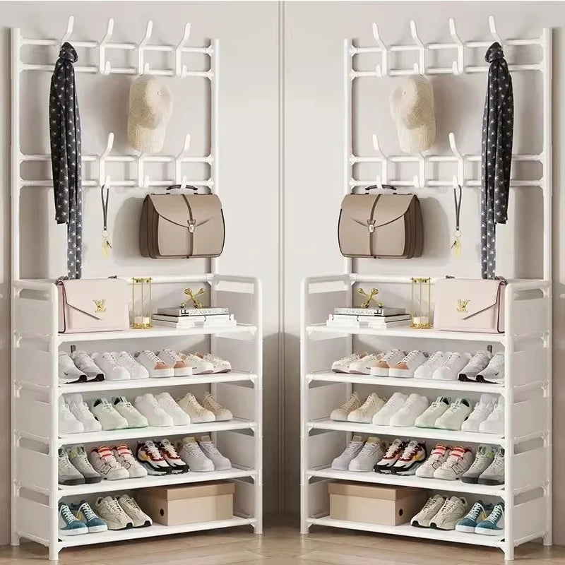 Multi-Layer Clothes & Shoe Organizer Rack