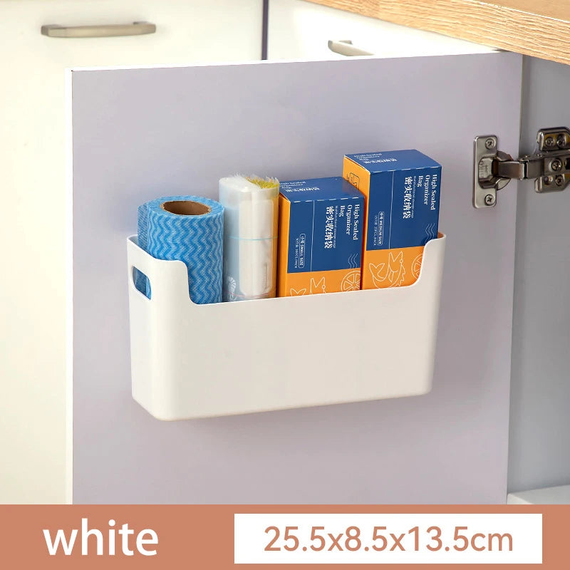 Non-Perforated Cling Film & Cabinet Door Organizer Rack