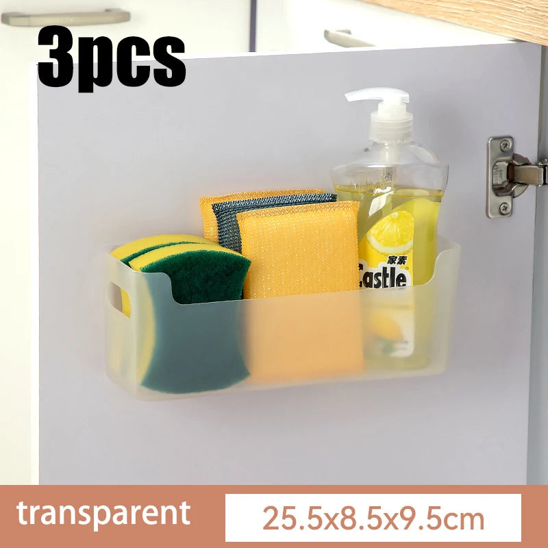 Non-Perforated Cling Film & Cabinet Door Organizer Rack