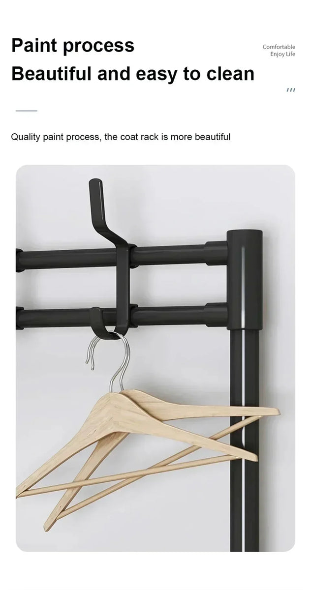 Multi-Layer Clothes & Shoe Organizer Rack